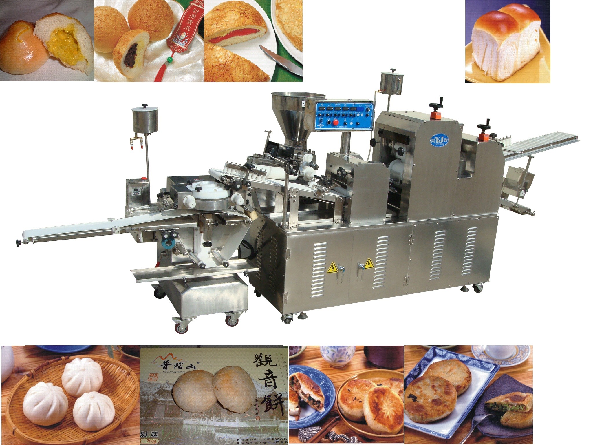Еда делая Encrusting машины автоматический для хлеба имбиря