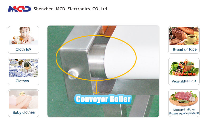 Электронный магнитный детектор металла конвейерной ленты с сигналом тревоги светильника зуммера